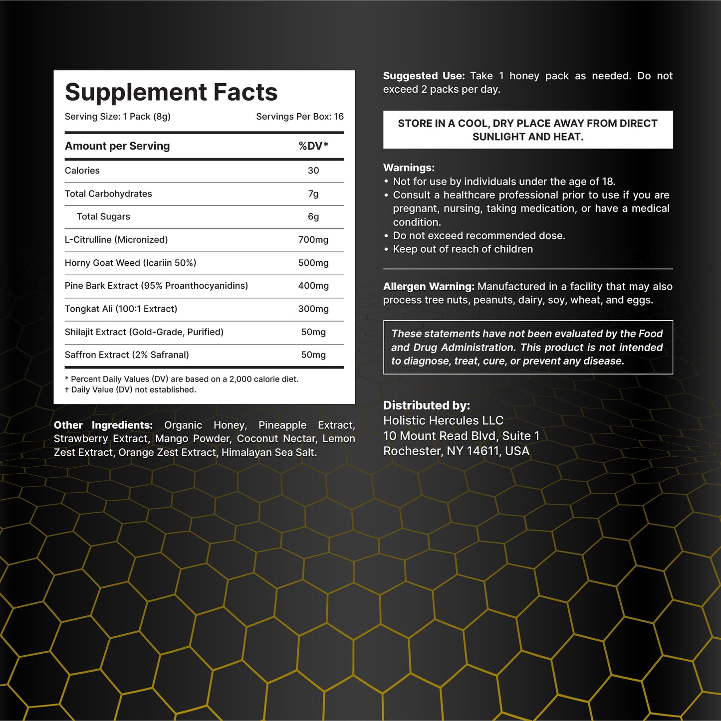 Hercules Honey Sticks (CHECKOUT CHAMP TEST)
