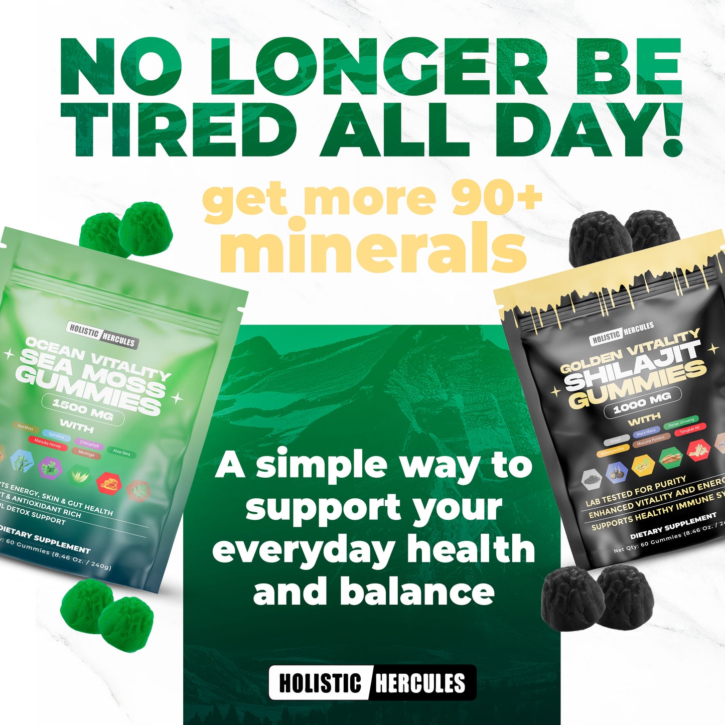 Hercules Sea Moss Gummies (Energy & Libido Boosting)