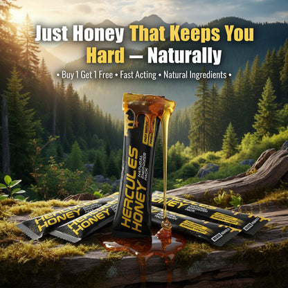 Hercules Natural Honey Sticks 6-in-1 Herbal Performance Blend (16 Count)