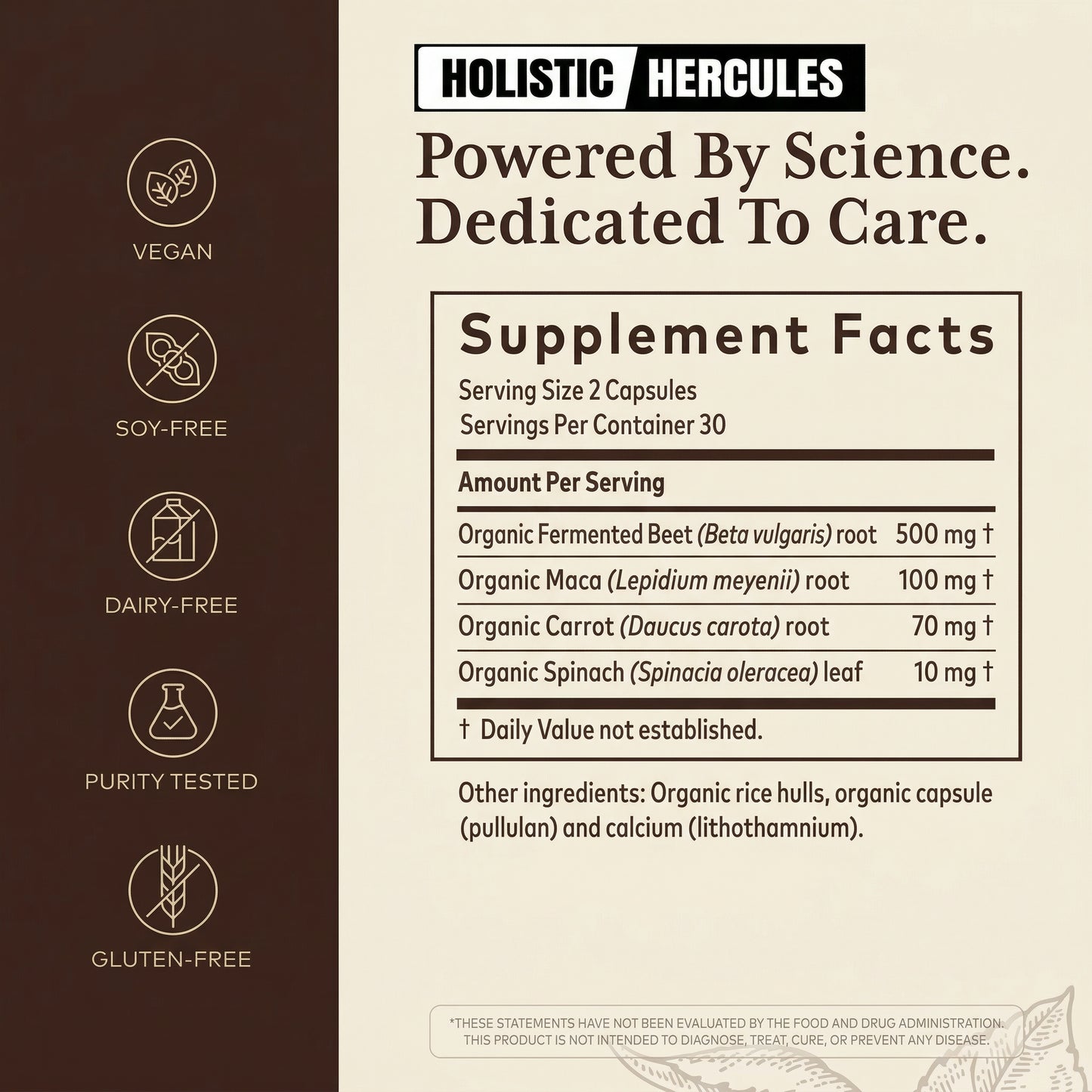 Fermented Beet and Maca Capsules