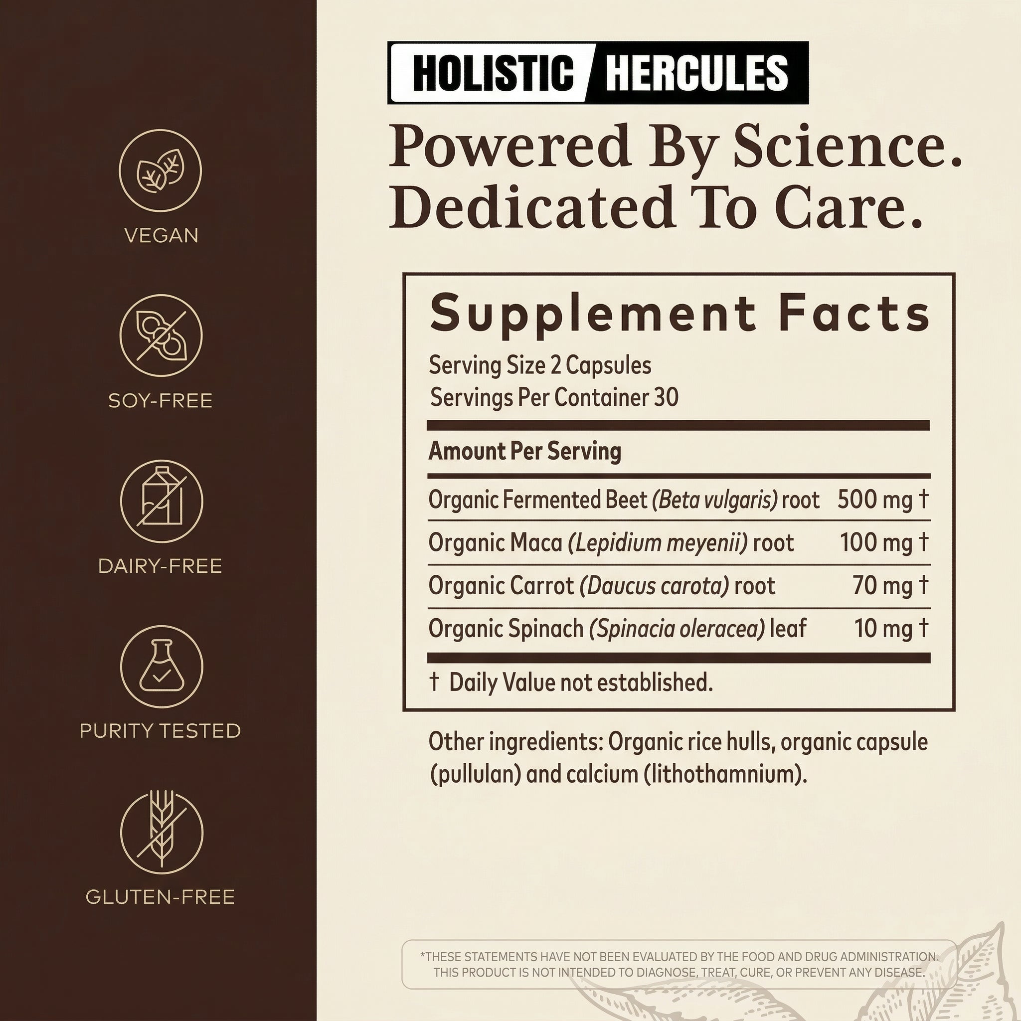 Fermented Beet and Maca Capsules