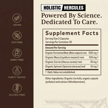 Fermented Beet and Maca Capsules