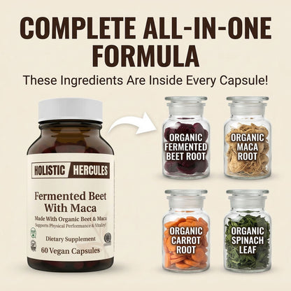 Fermented Beet and Maca Capsules