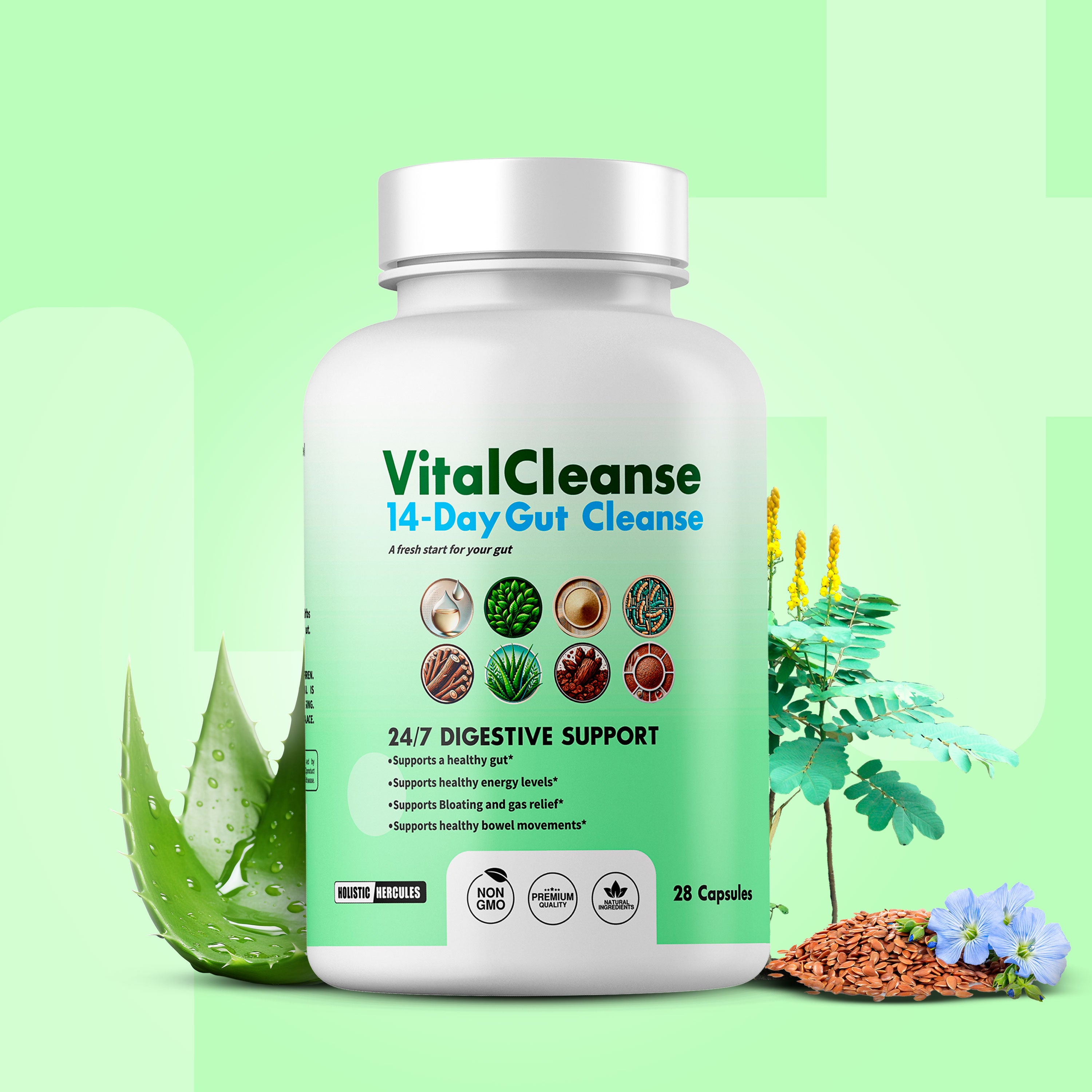 VitalCleanse™ - 14 Day Gut Cleanse – Holistic Hercules Official