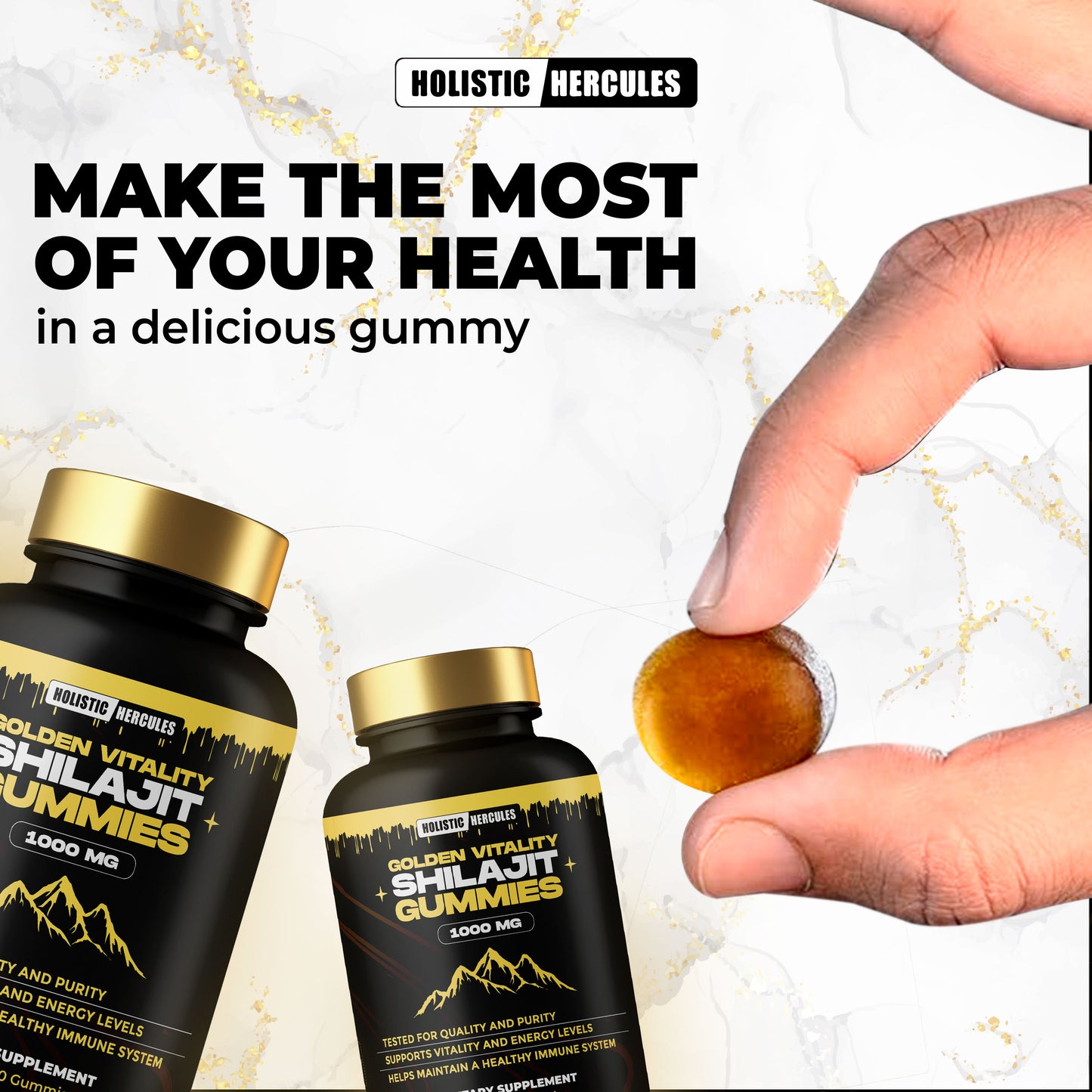 Golden Vitality Shilajit Gummies™