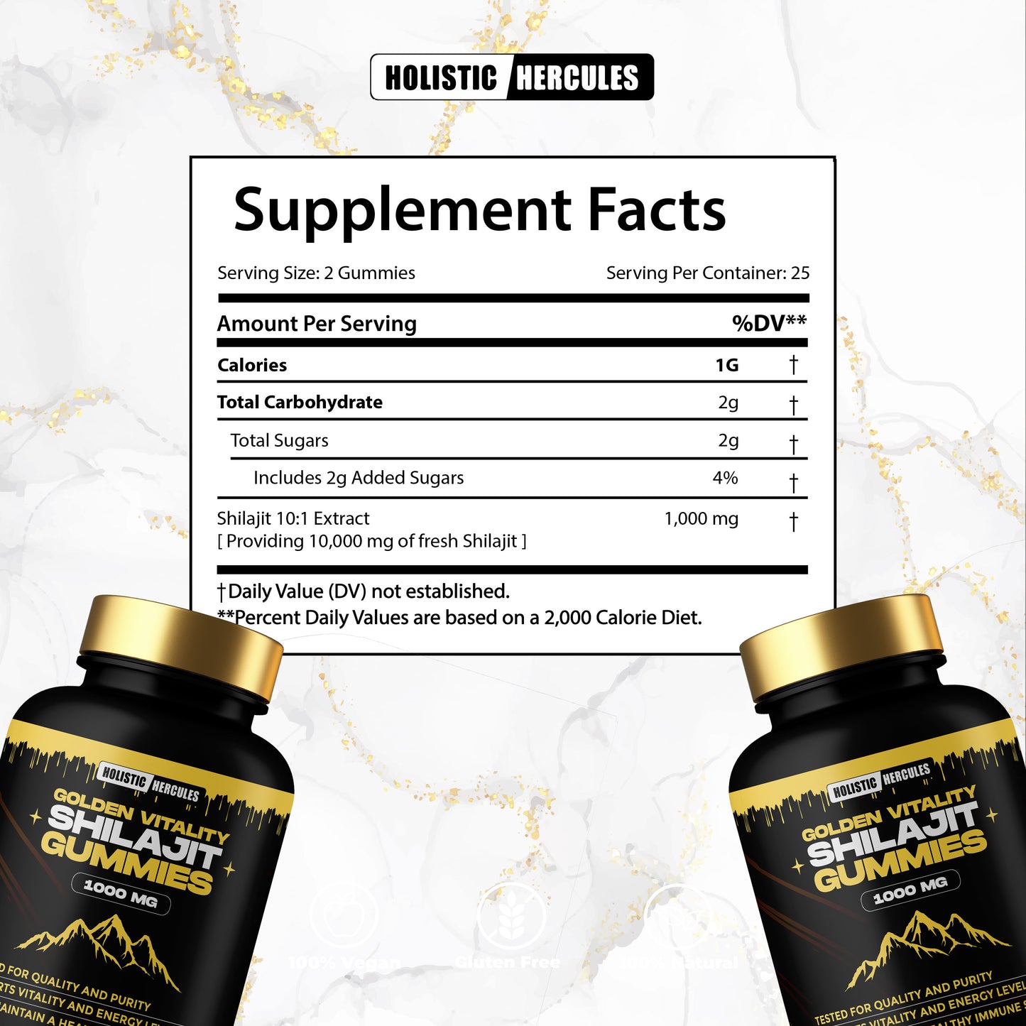 Golden Vitality Shilajit Gummies™