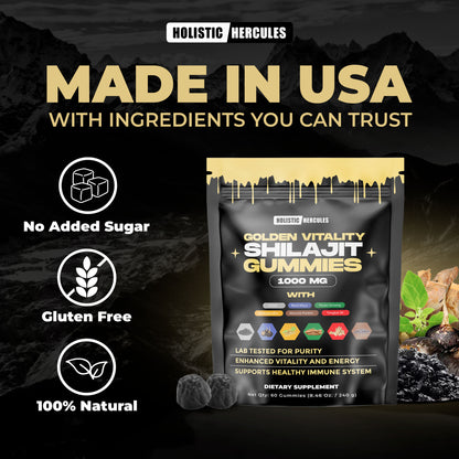 Golden Vitality Shilajit Gummies