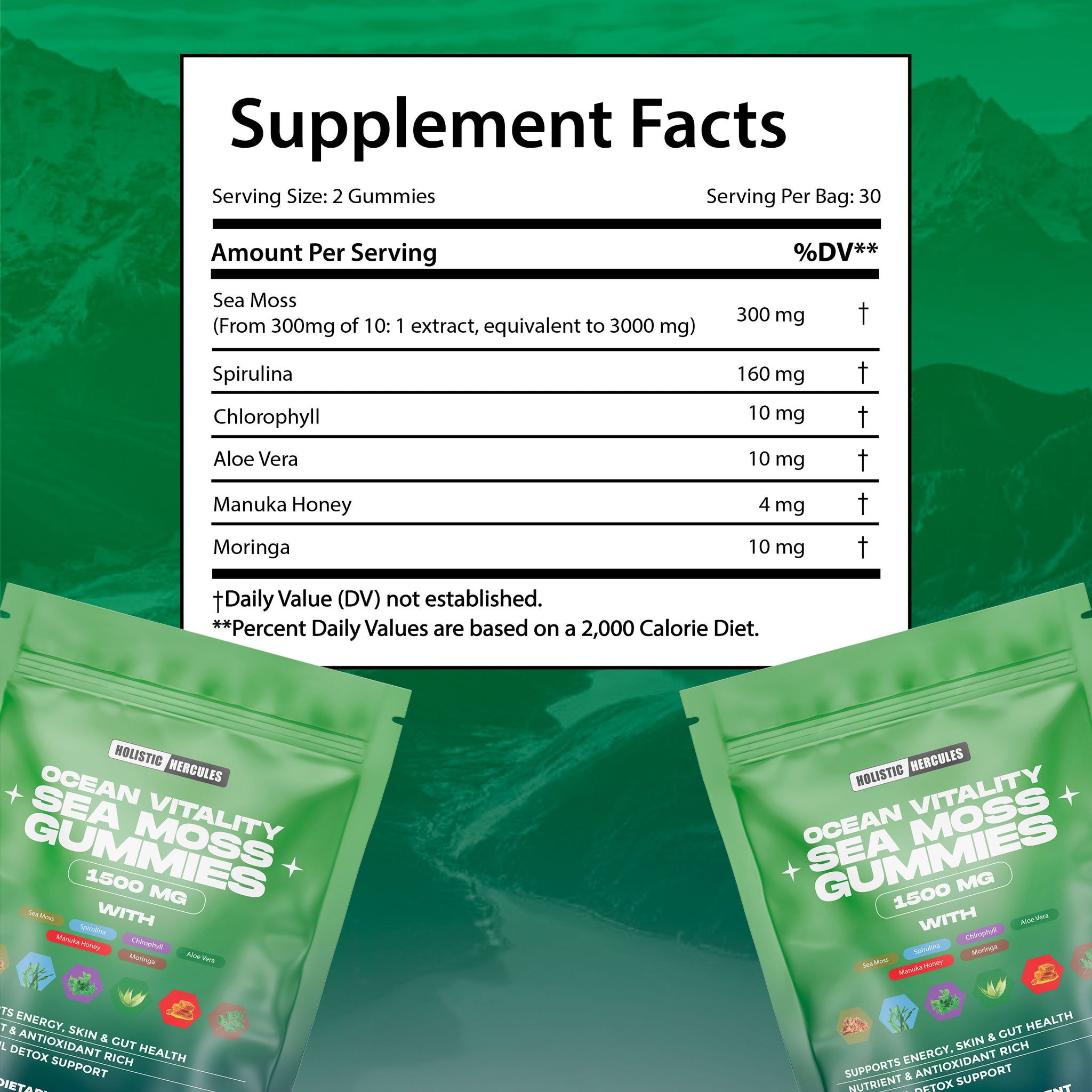 Hercules Sea Moss Gummies (Energy & Libido Boosting)