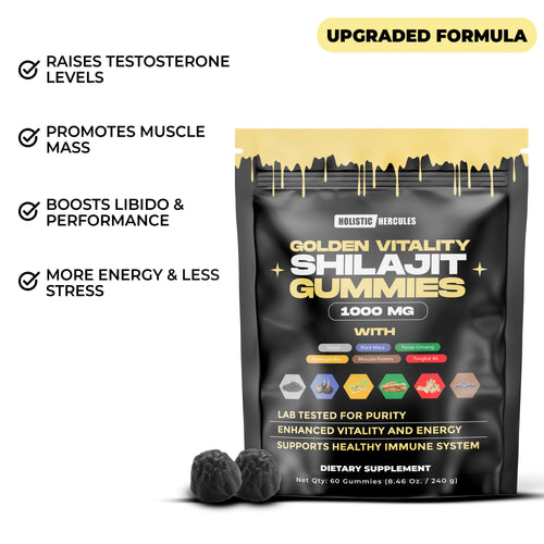 Golden Vitality Shilajit Gummies