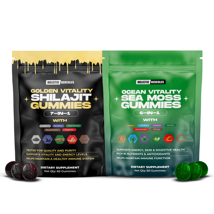 Shilajit & Sea Moss Gummies Bundle