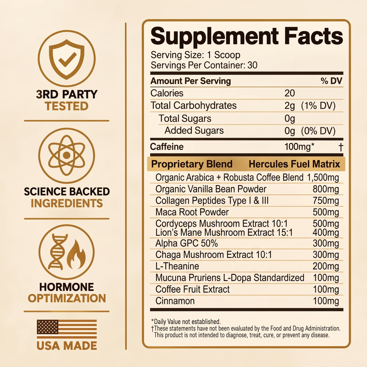 Hercules Fuel Coffee