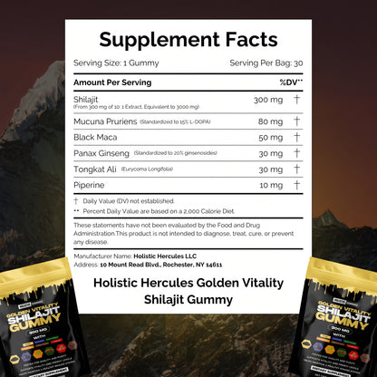 Hercules Shilajit Gummies