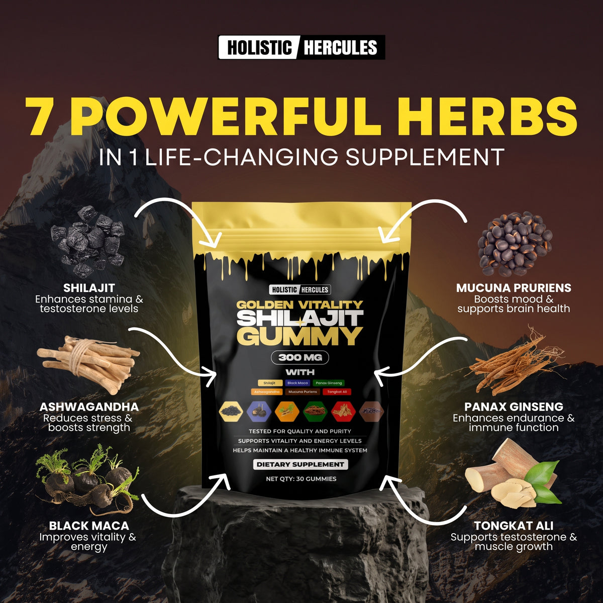 Hercules Shilajit Gummies