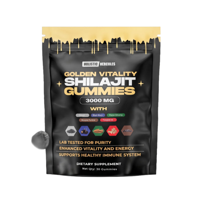 Golden Vitality Shilajit Gummies (SALE)
