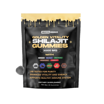 Golden Vitality Shilajit Gummies (SALE)
