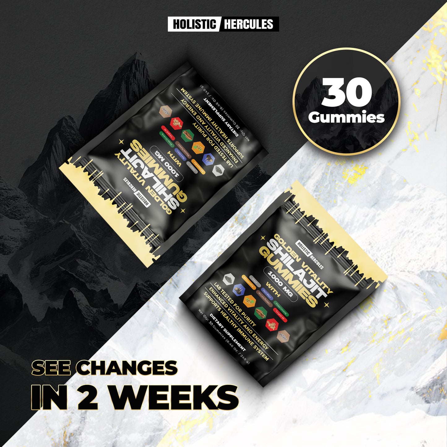 Golden Vitality Shilajit Gummies