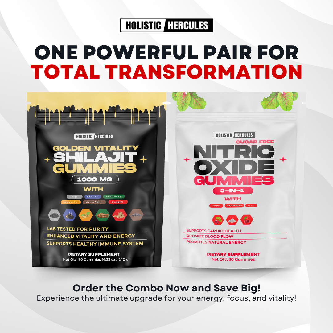 60 Shilajit Gummies + FREE Energy Surge Bundle