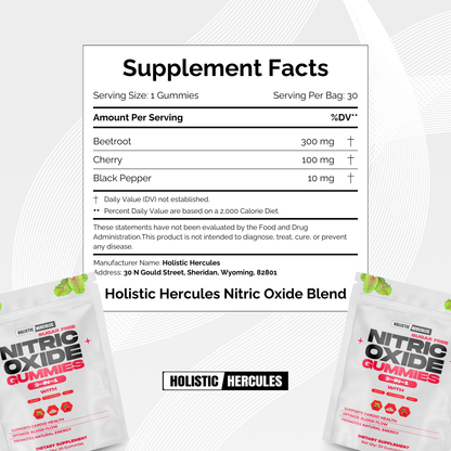 Nitric Oxide Gummies (Blood Flow Boosting)