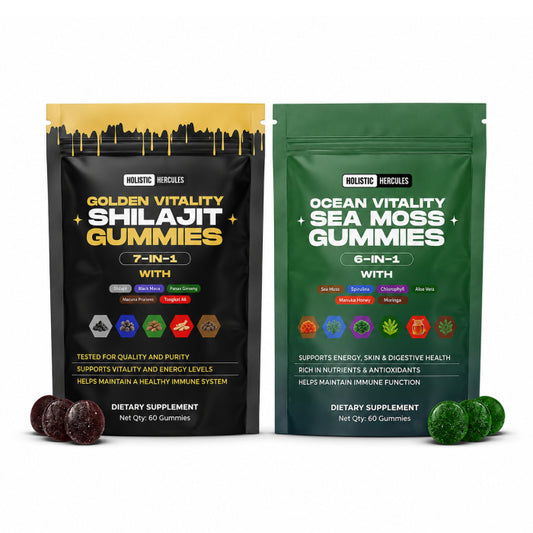 Shilajit & Sea Moss Gummies Bundle