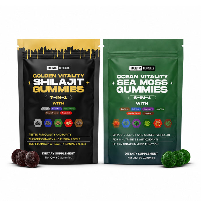Shilajit & Sea Moss Gummies Bundle