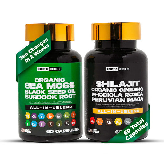 Holistic HerculesHercules Shilajit &Sea Moss Blend - New More Powerful Formula (January 2025 Release)